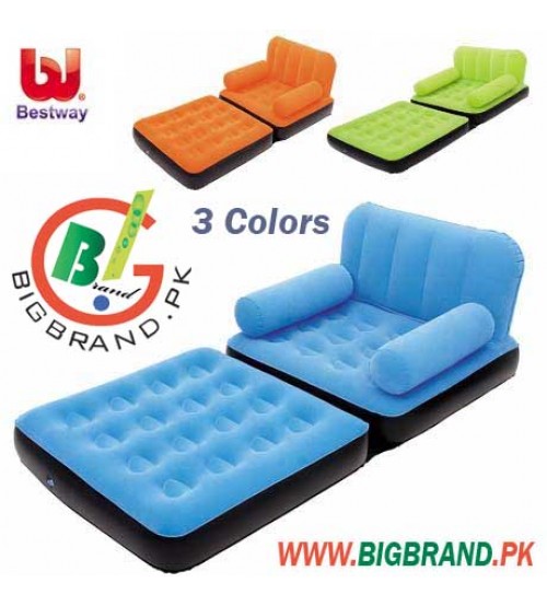 Bestway Inflatable 2in1 Air Bed Mattress Chair Lounge Sofa 67277